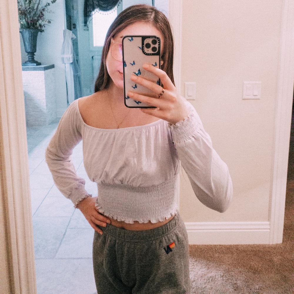 pacsun⭐️— me to we light blue top!!